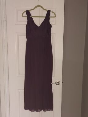 David's Bridal | Dresses | Off The Shoulder Satin Aline Bridesmaids Dress |  Poshmark